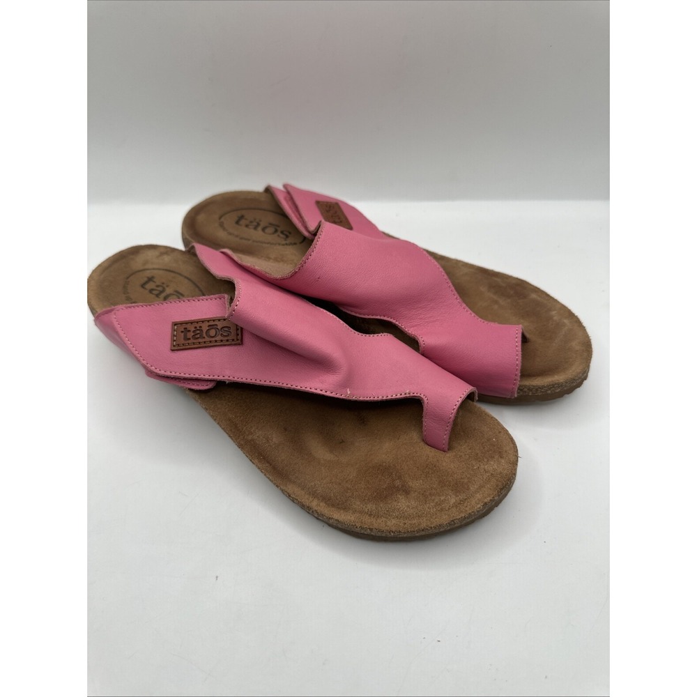 Taos Loop Leather Sandal Pink Woman's 9-9.5 Sz 40